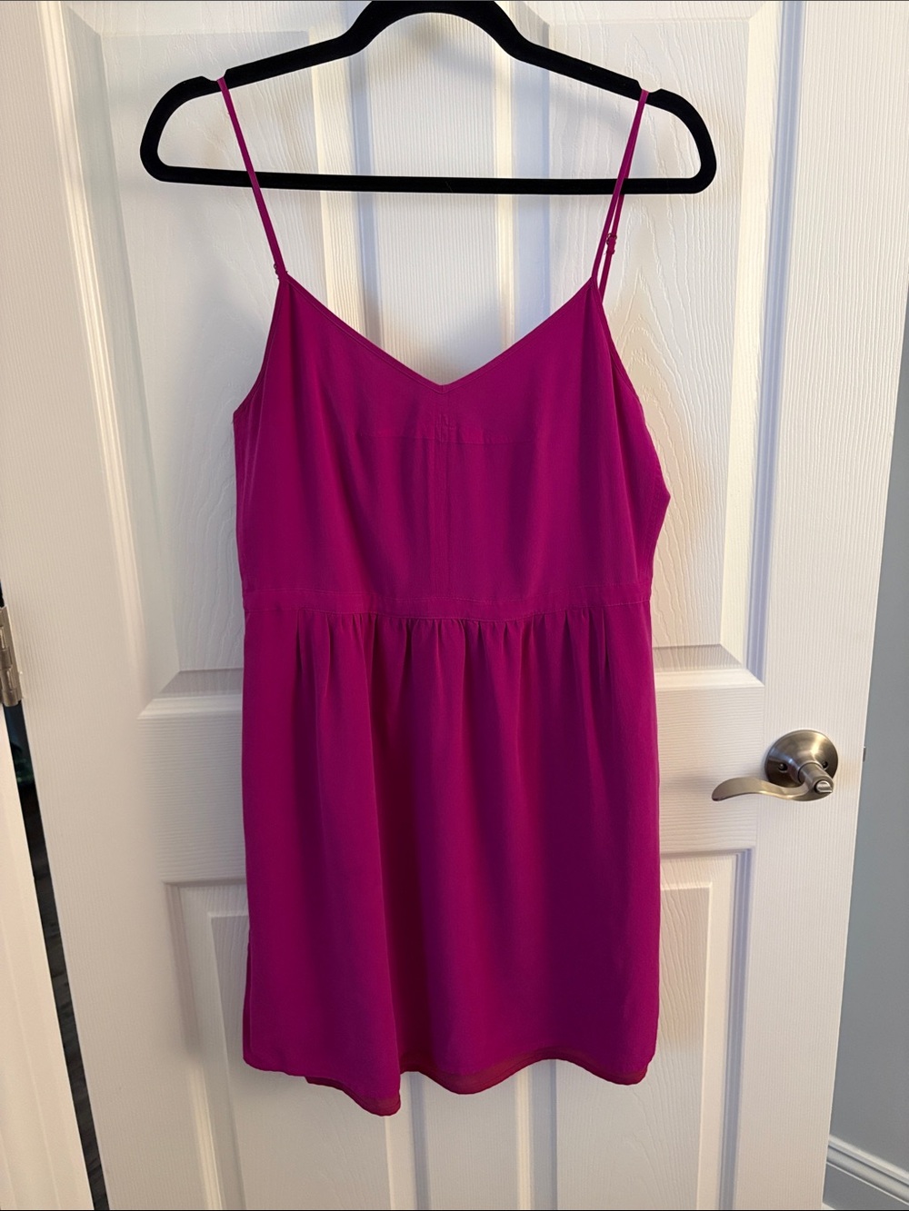 Madewell Fuchsia Spaghetti Strap Mini Dress